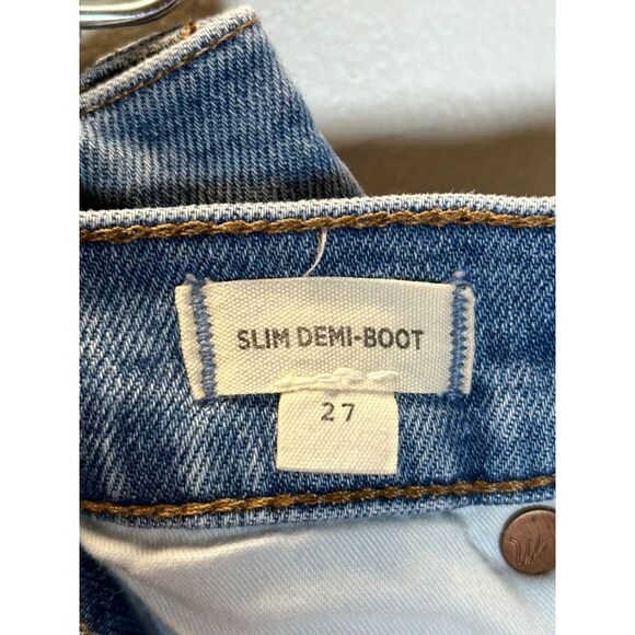 Madewell Women's Size 27 Blue Slim Demi Boot Jeans EUC - Picture 4 of 6